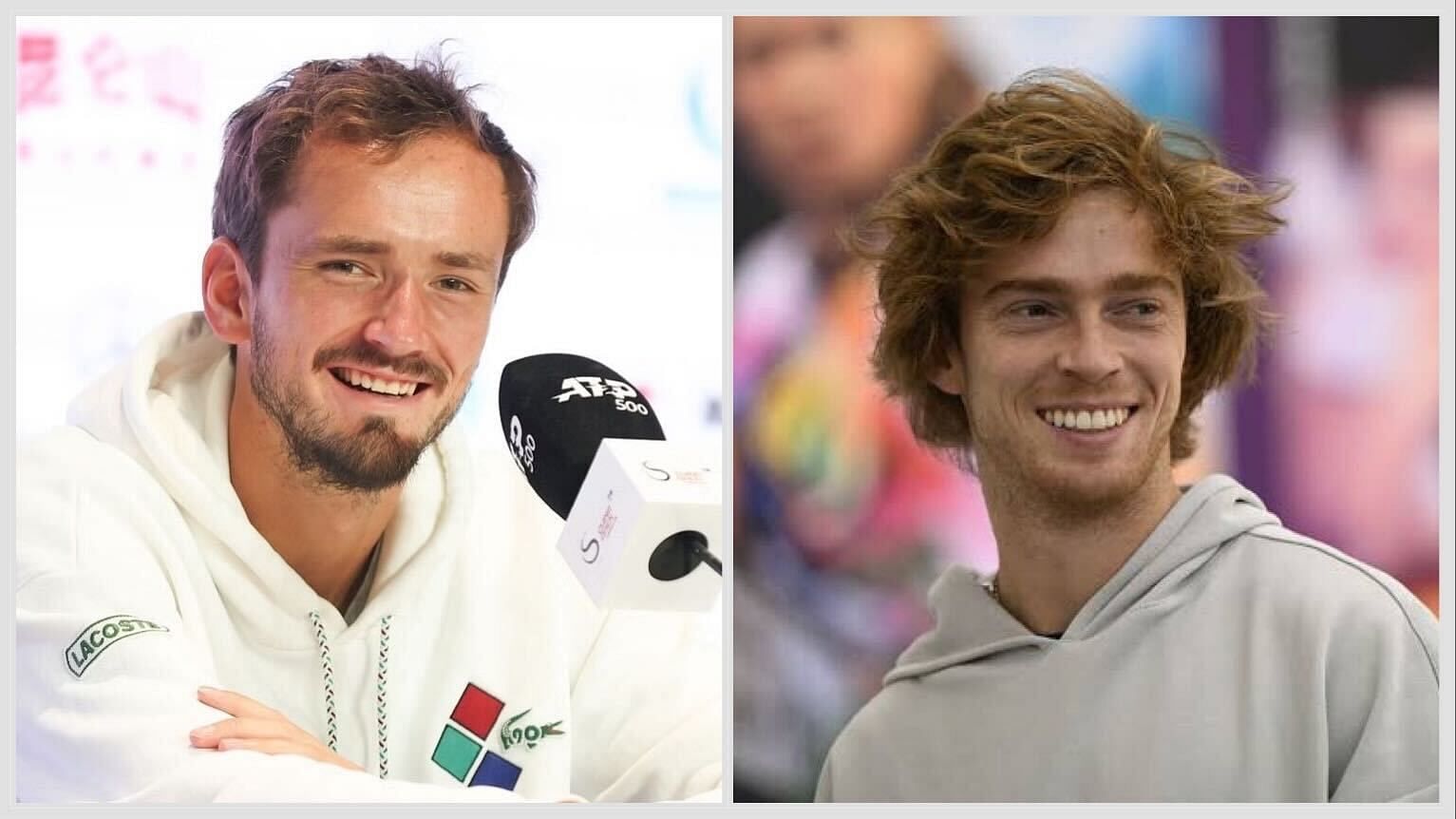 Daniil Medvedev spoke about his relationship with Andrey Rublev.