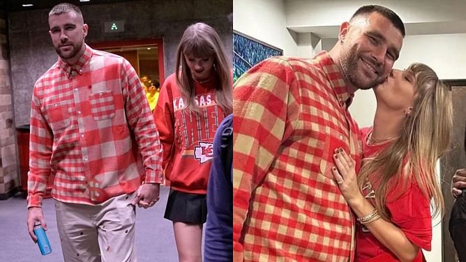 IN PHOTOS: Travis Kelce lines Kansas home with security during Halloween amid Taylor Swift party rumors