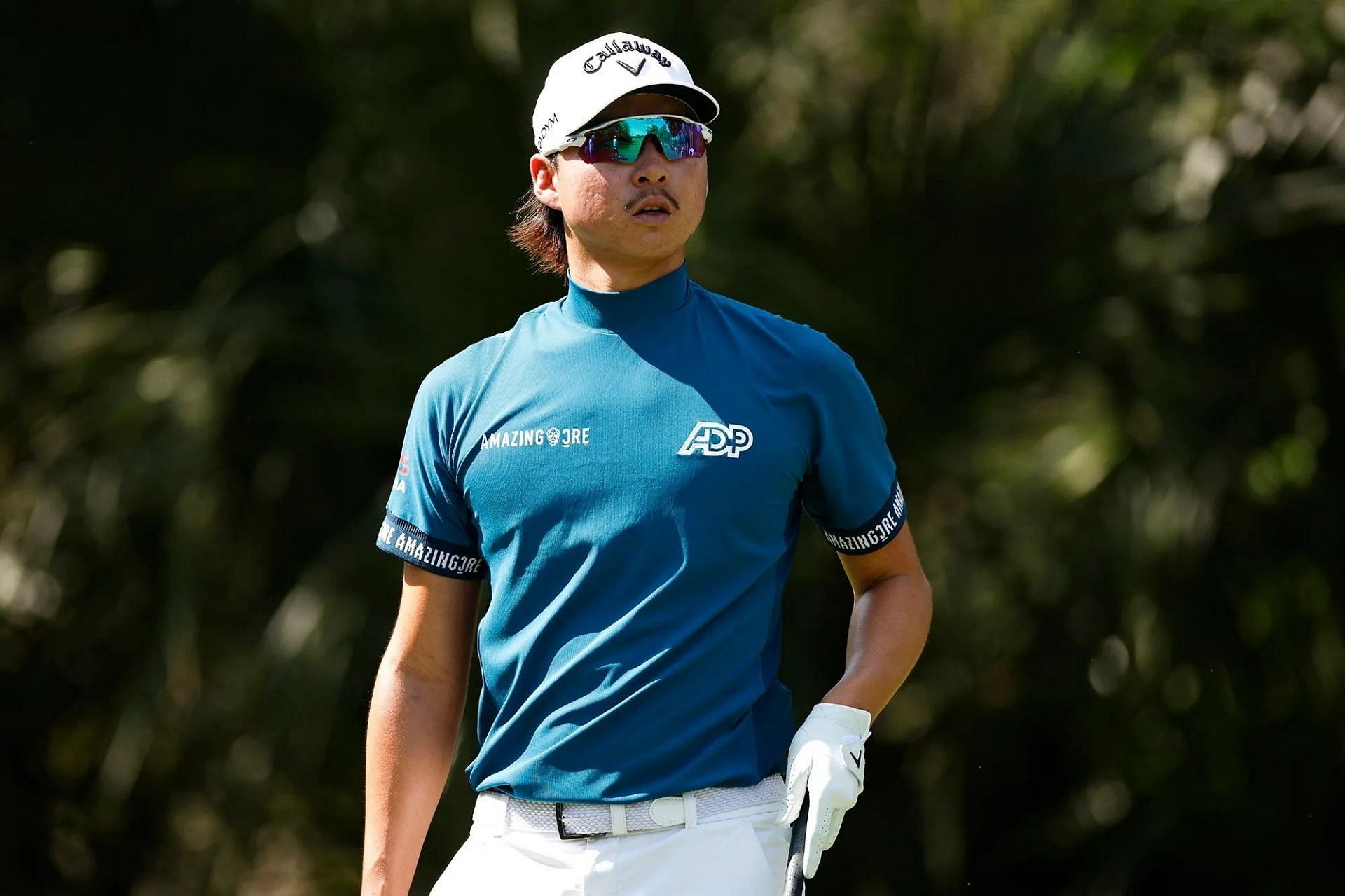 Min Woo Lee takes the three stroke lead after 54 holes at the Australian PGA Championship (Image via Twitter.com/tabcomau)