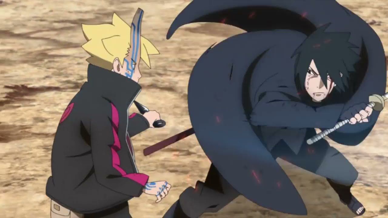 Borushiki Stabs Sasuke Eyes - Sasuke Loses his Rinnegan on Make a GIF