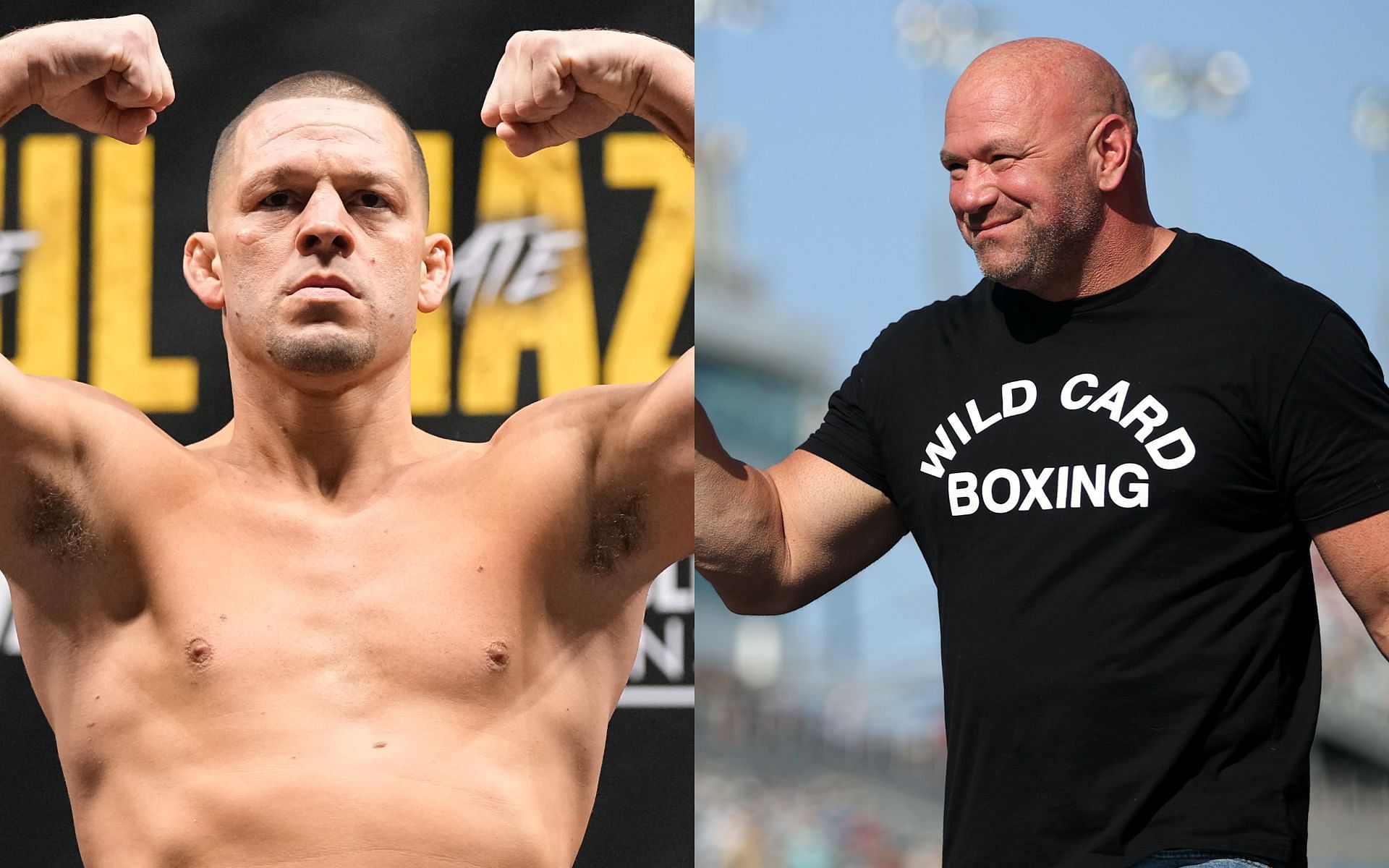 Nate Diaz and Dana White [Image via: Getty Images] 