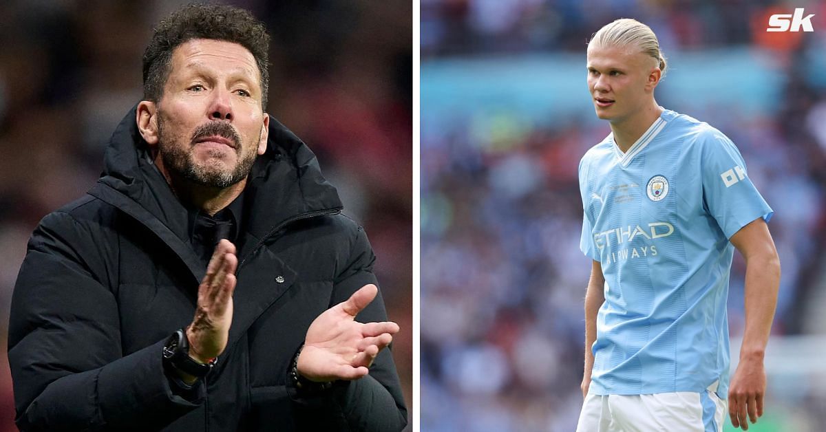 Diego Simeone believes his striker is at the same level as Erling Haaland 