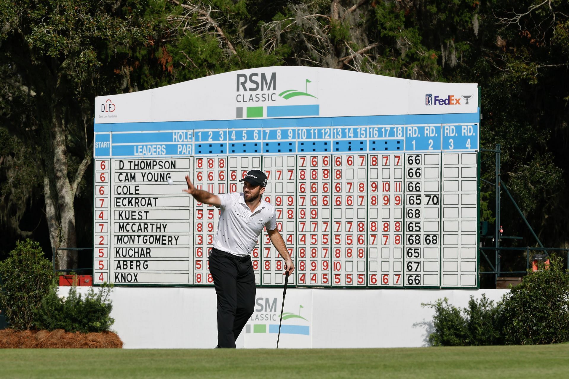 The RSM Classic 2023 Saturday Round 3 tee times and pairings