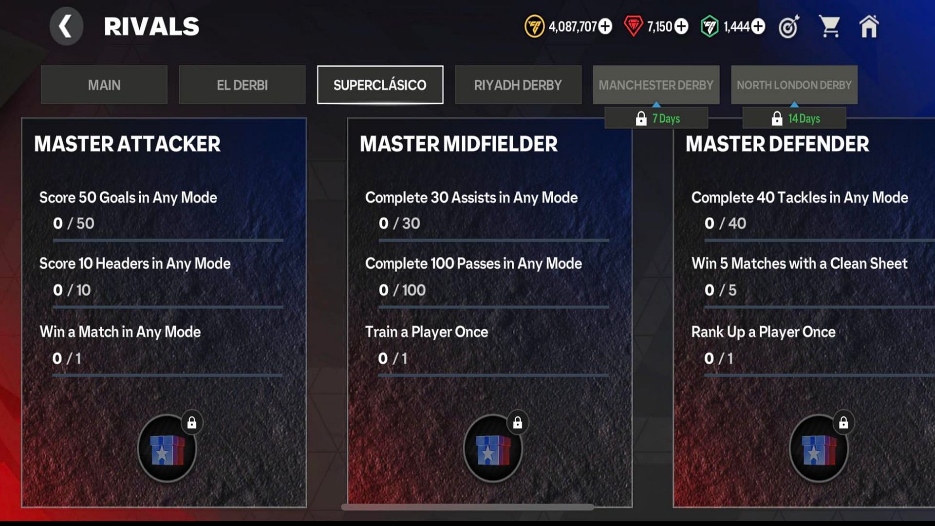 Three missions are added to the Superclasico chapter (Image via EA Sports)