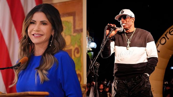 Deion Sanders' Mount Rushmore comment invites a reaction from South Dakota Governor Kristi Noem