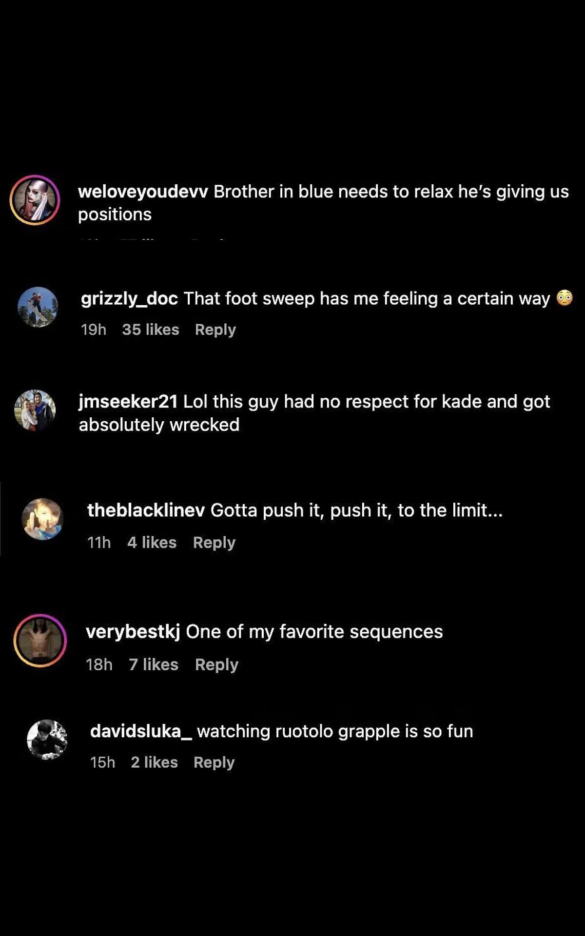 Comments on the video