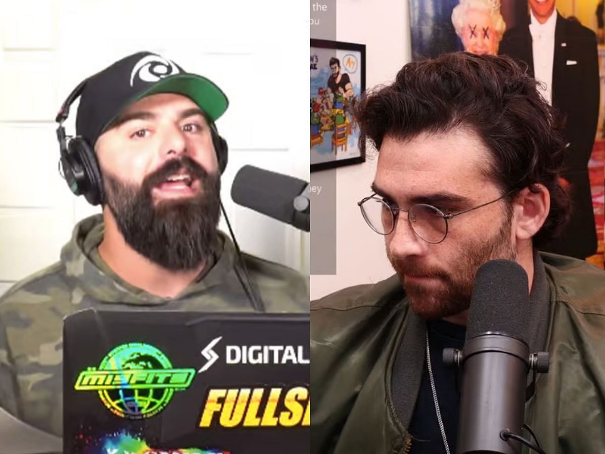 Keemstar throws shade at Twitch streamer HasanAbi (Image via YouTube/Drama Alert and Twitch/HasanAbi)