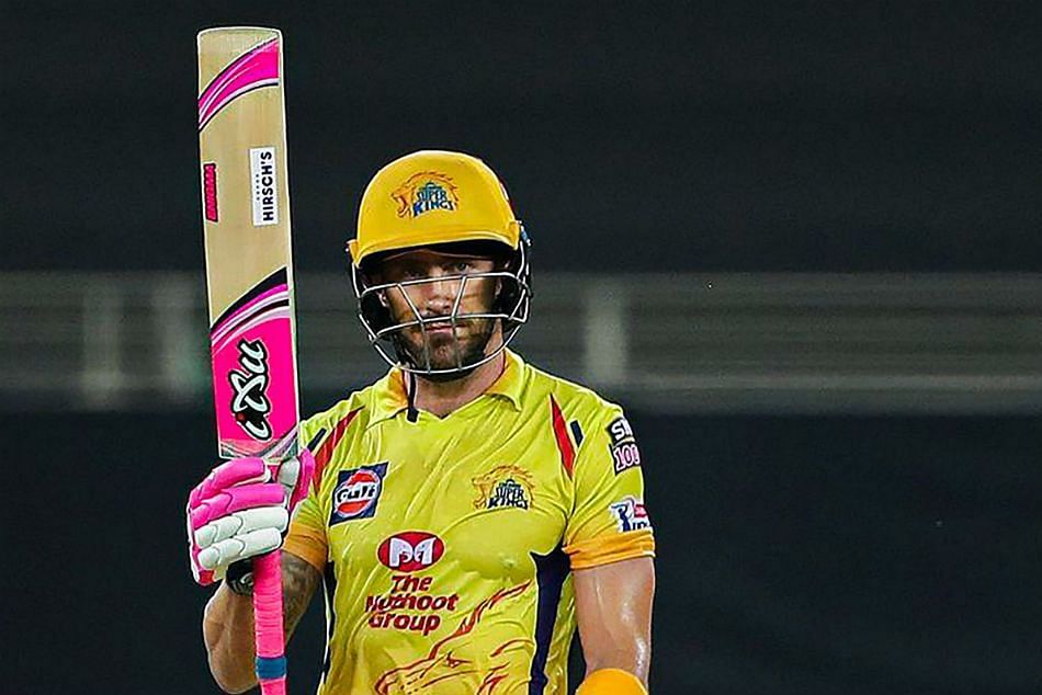 Faf du Plessis in action. (Photo Credits: IPL/BCCI)