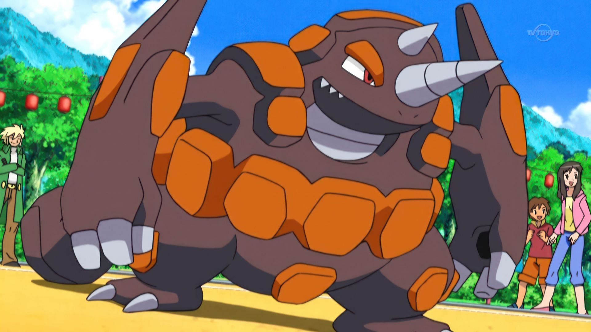 Rhyperior in anime (Image via The Pokemon Company)