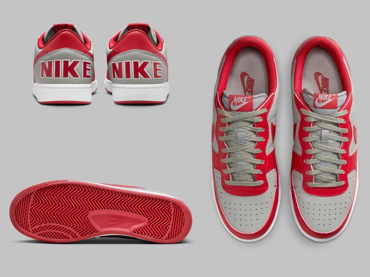 Nike Terminator Low &ldquo;UNLV&rdquo; sneakers (Image via Sneaker News)