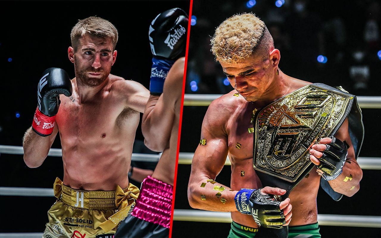 Jonathan Haggerty (Left) wants a second fight with Fabricio Andrade (Right)