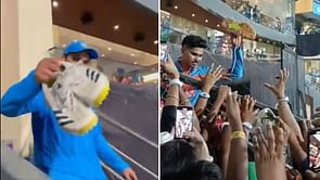 [Watch] Rohit Sharma & Shreyas Iyer gift their shoes to kids after IND vs SL 2023 World Cup match
