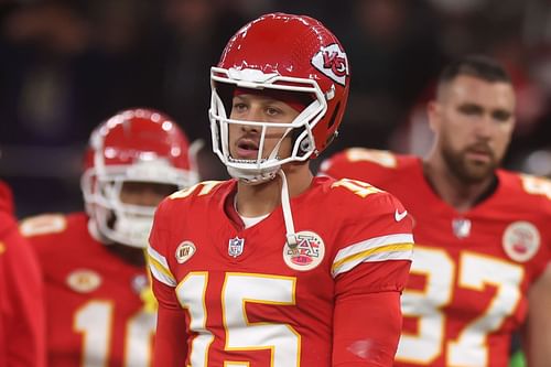 Patrick Mahomes during Miami Dolphins vs Kansas City Chiefs