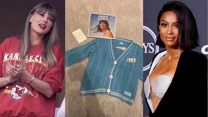 Taylor Swift gifts Russell Wilson's wife Ciara limited-edition cardigan ahead of Eras Tour concerts in Brazil