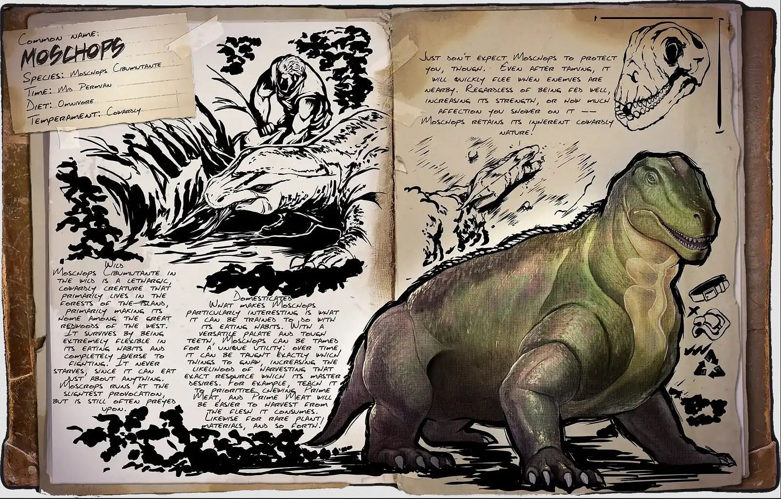 Journal Notes - Moschops (image by Studio Wildcard)