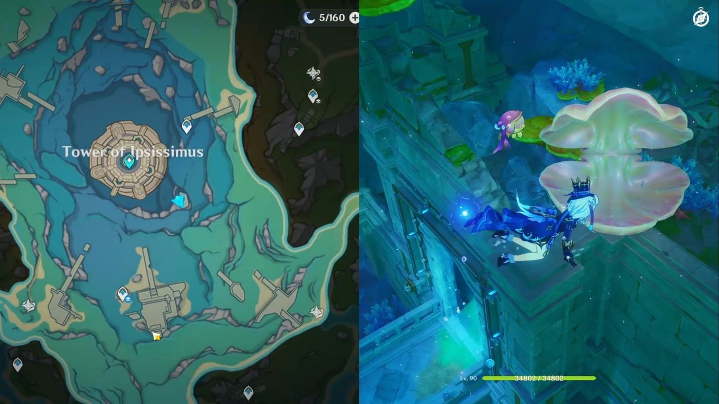 Genshin Impact Fontaine treasure map locations