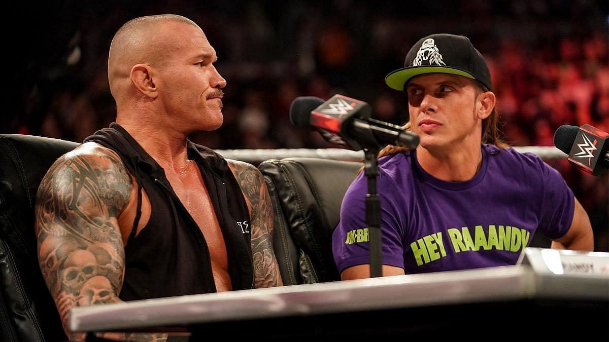 Matt Riddle and Randy Orton in action