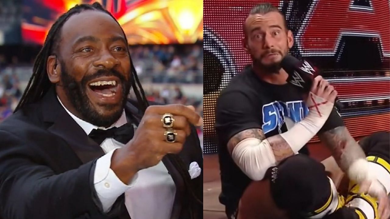 Booker T (left) and CM Punk (right)
