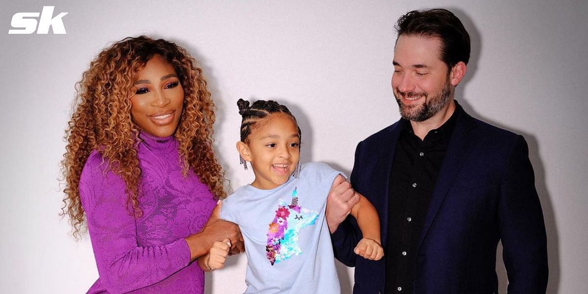 Serena Williams, Alexis Ohanian and daughter Olympia