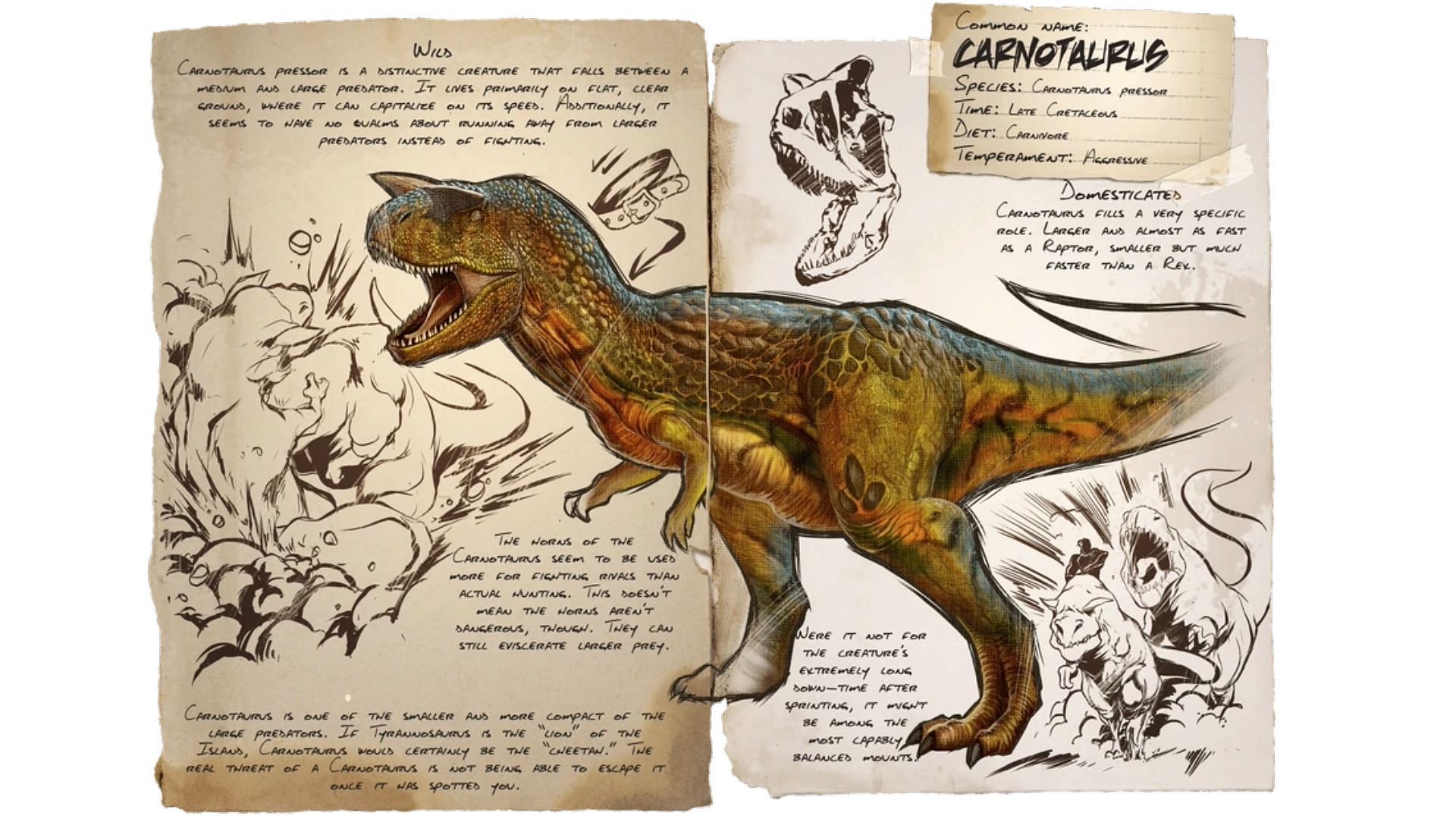 Carnatosaurus in ARK: Survival Ascended