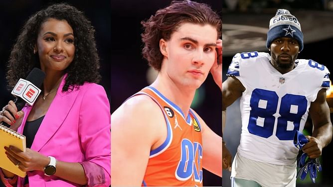 "Went out your way to crucify Brandon Miller" - Dez Bryant throws jab at Malika Andrews for keeping hush on Josh Giddey's recent scandal
