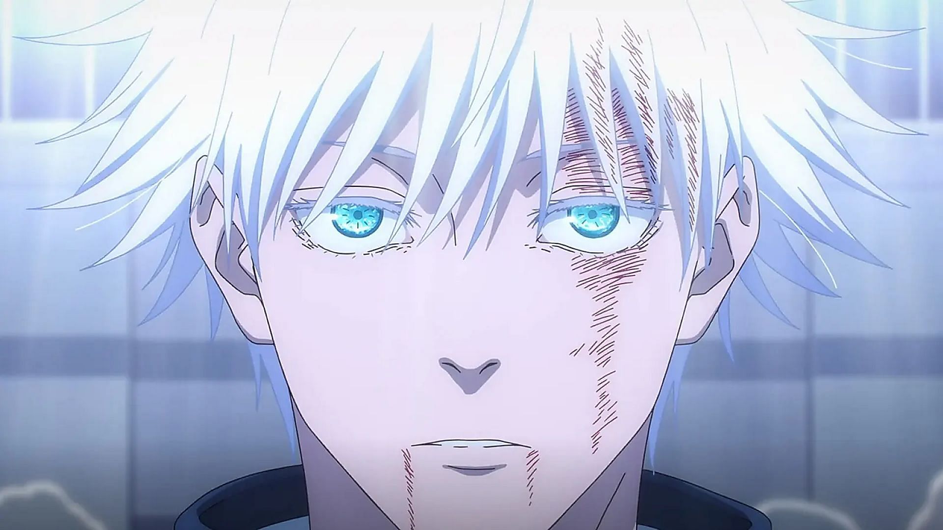 white hair blindfolded anime｜TikTok Search