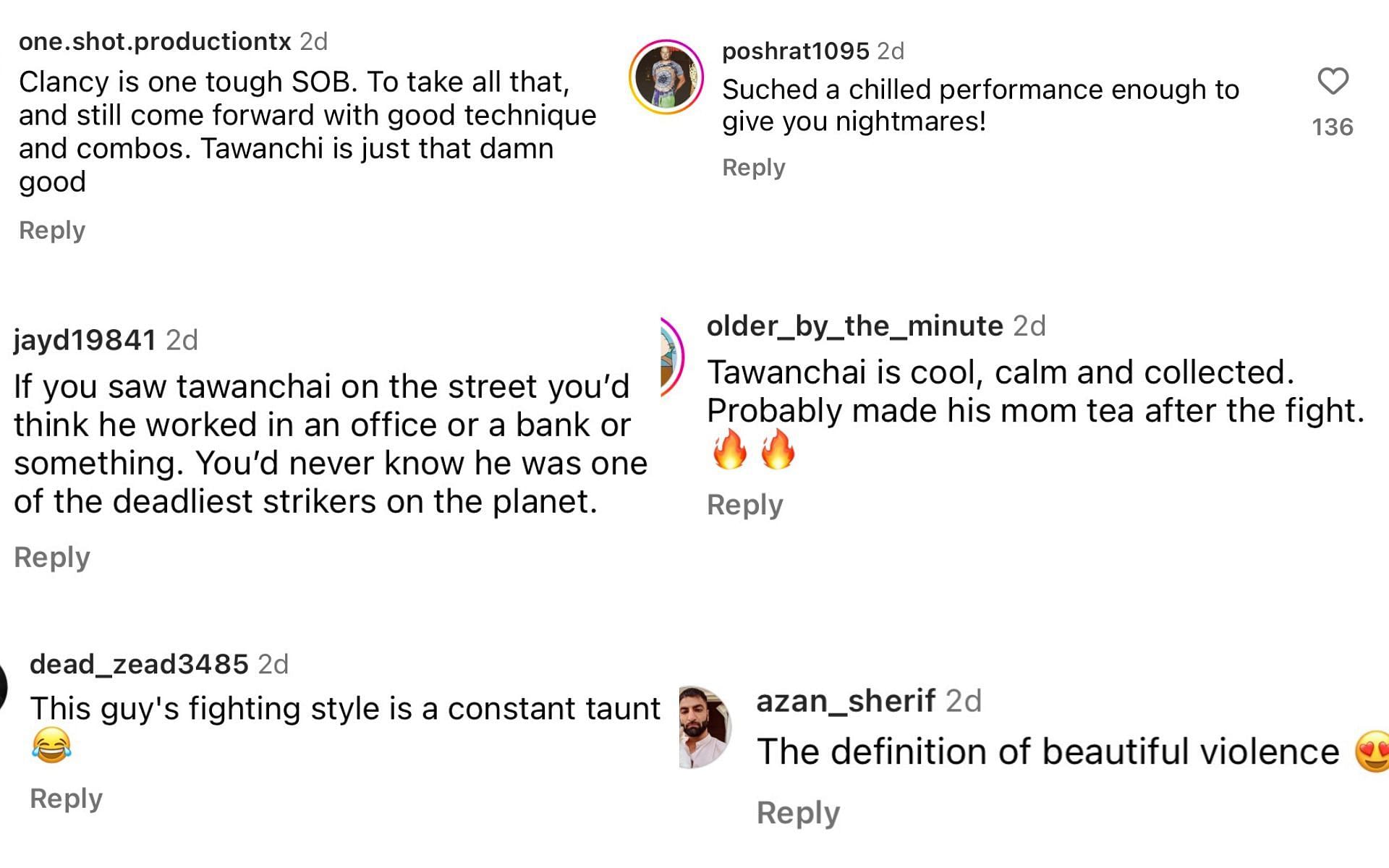 Instagram comments