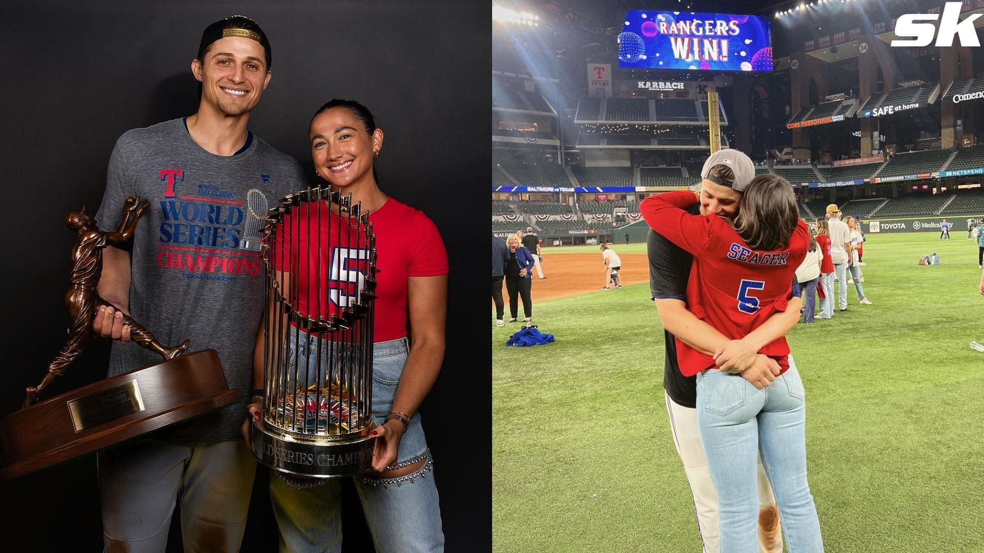 World Series MVP Corey Seager receives touching note from wife after helping Rangers clinch holy grail: &quot;My heart could burst&quot;