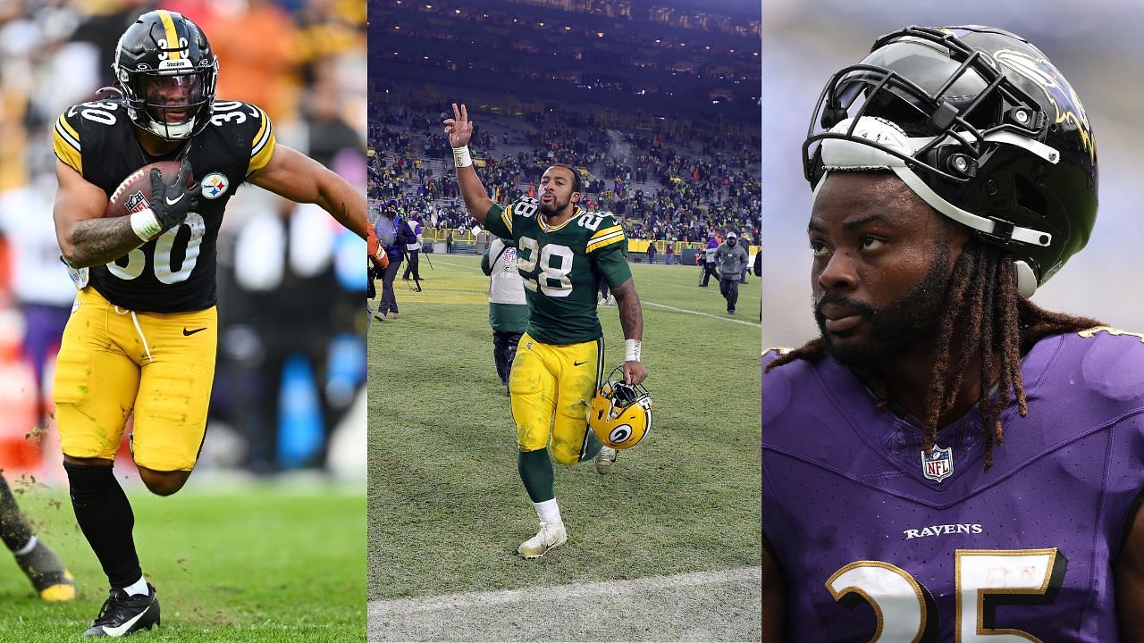 AJ Dillon or Jaylen Warren or Gus Edwards: Who should I start in Fantasy Football Week 12?