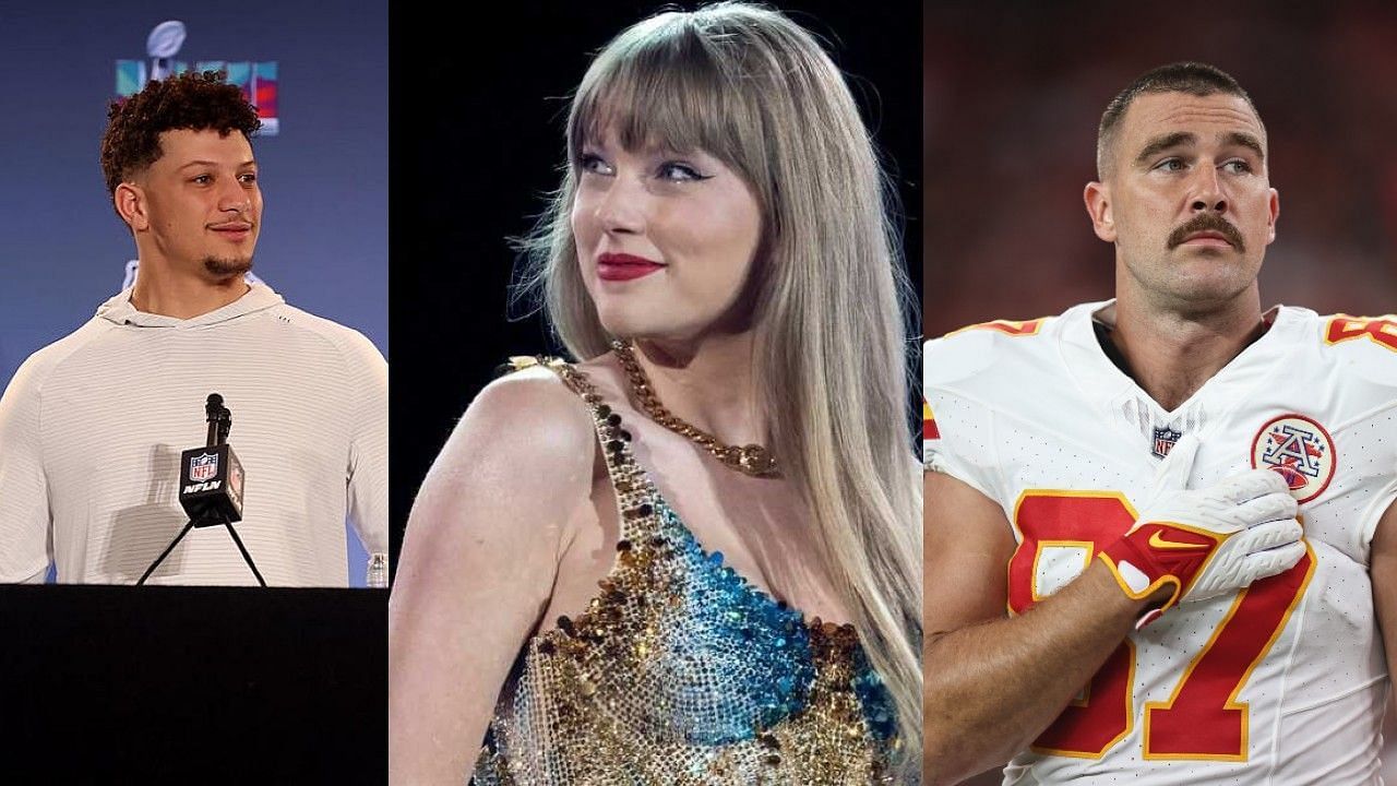 Patrick Mahomes commented on whether Taylor Swift is a distraction during the NFL season. 
