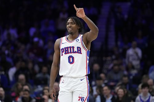 Tyrese Maxey of the Philadelphia 76ers