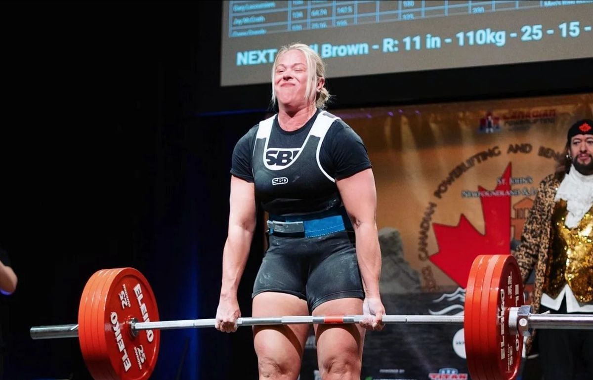 April Hutchinson has been banned from competition for 2 years