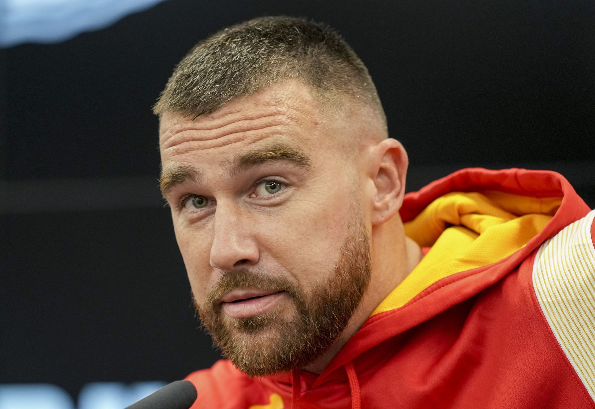 Travis Kelce at Germany Chiefs Football
