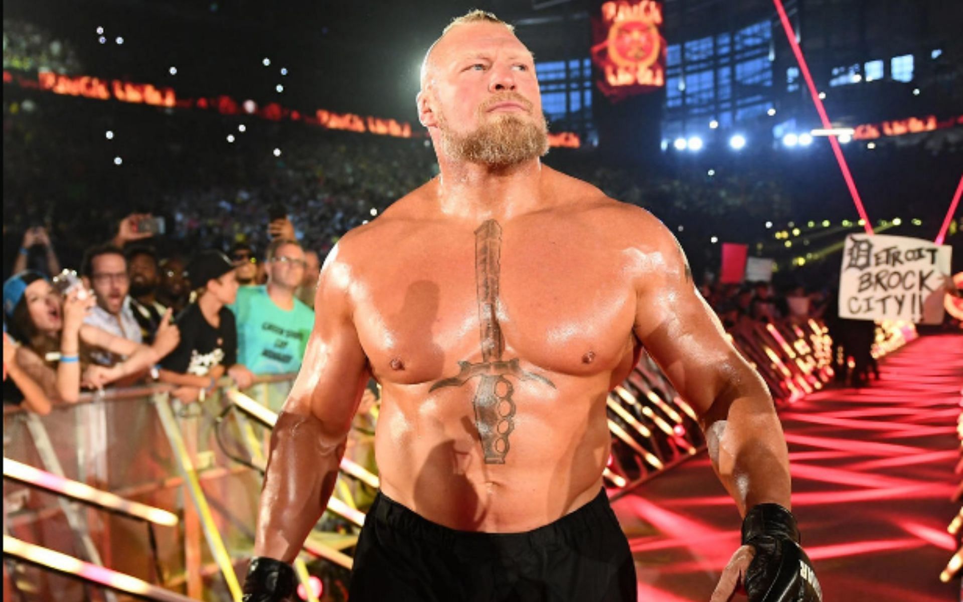 Brock Lesnar at WWE SummerSlam 2023 [Photo credit: WWE.com]