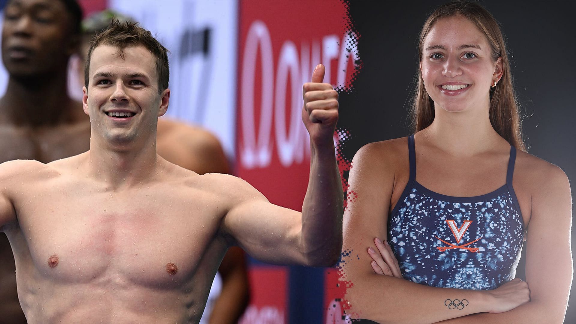 Nic Fink and Kate Douglass will compete at the 2024 World Aquatics Championships.