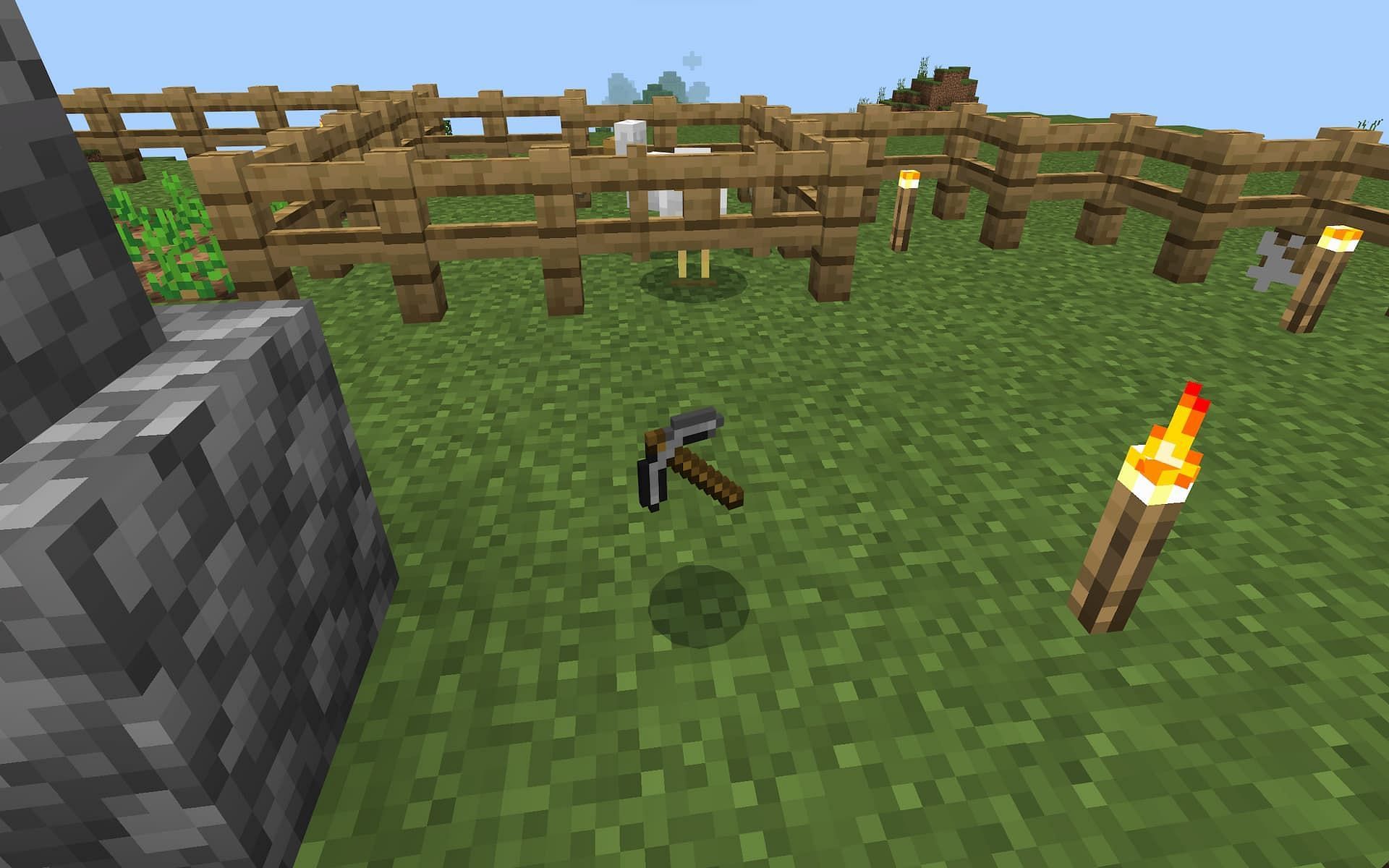 Tools can help players on their adventures (Image via Mojang)