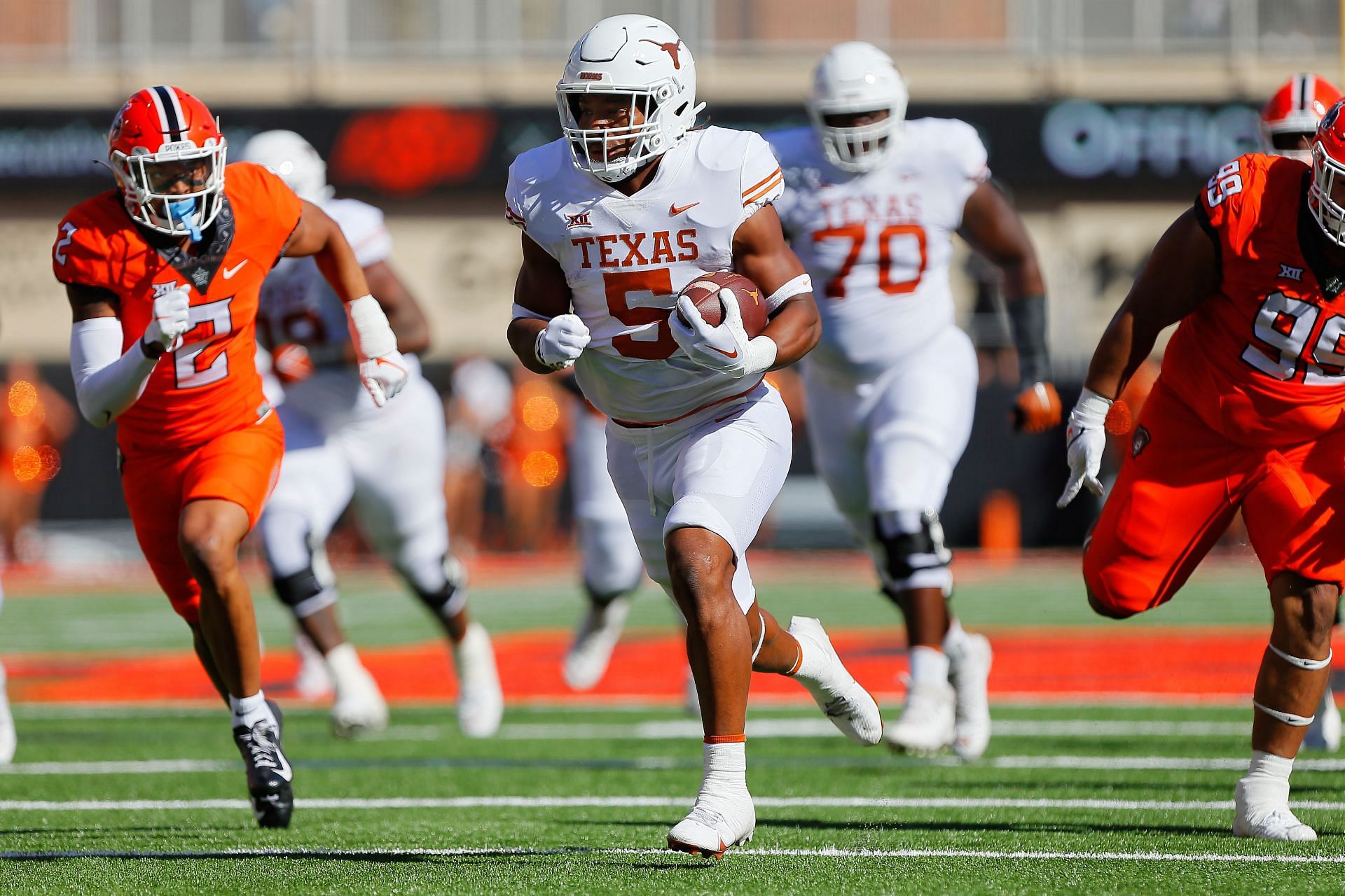 Oklahoma State vs Texas football rivalry history H2H, records, and more