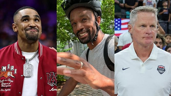 Domonique Foxworth compares Jalen Hurts’ coaching staff to prime Steve Kerr’s Golden State Warriors