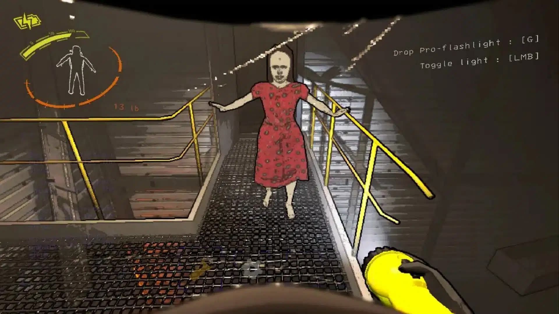 Ghost Girl is also known as the Girl in the Red Dress (Image via Zeekerss)