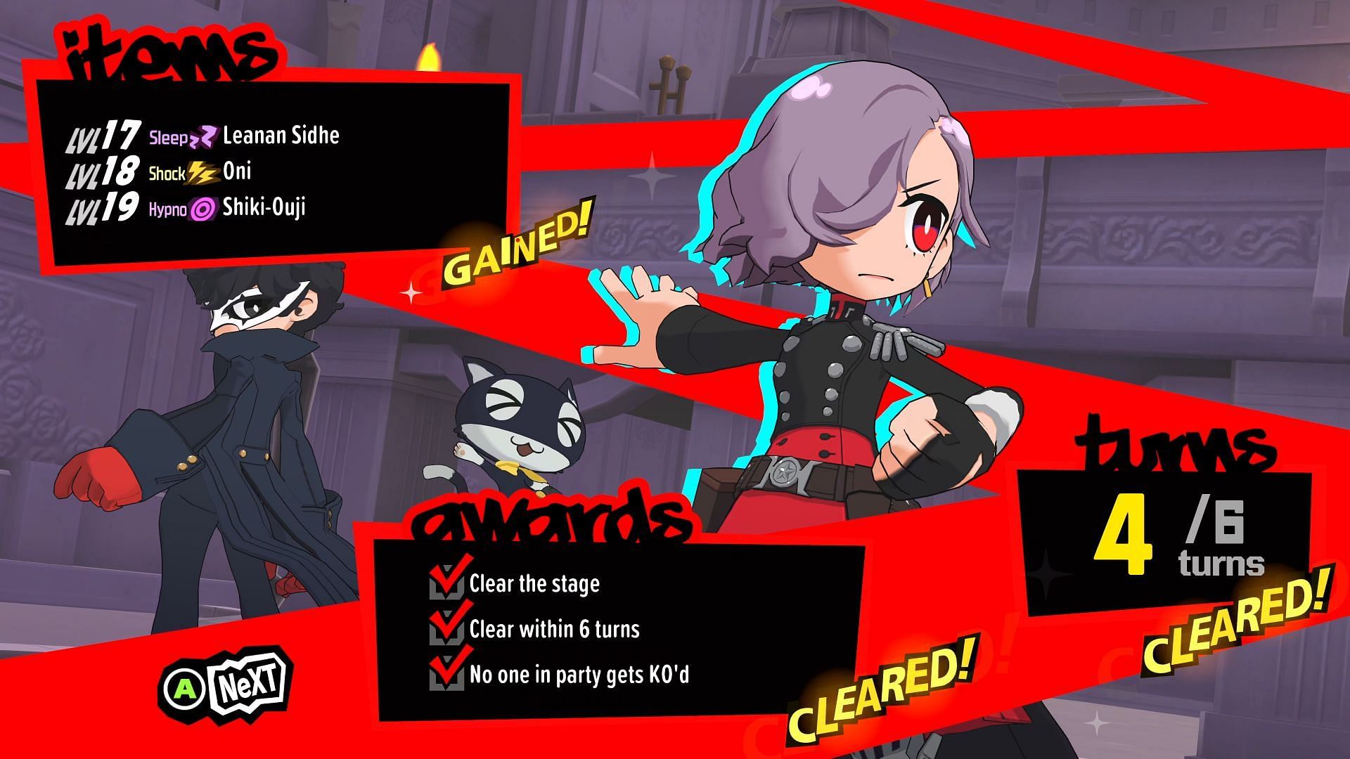 3-star main missions to get more money (Image via Persona 5 Tactica)
