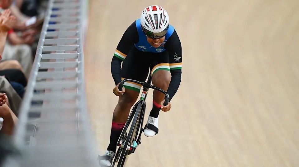 Triyasha Paul in action for India at 2022 Commonwealth Games (PC: Olympics.com)