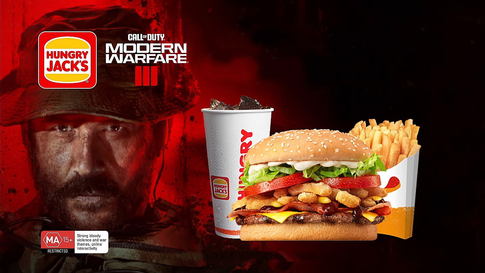 Modern Warfare 3 x Hungry Jack