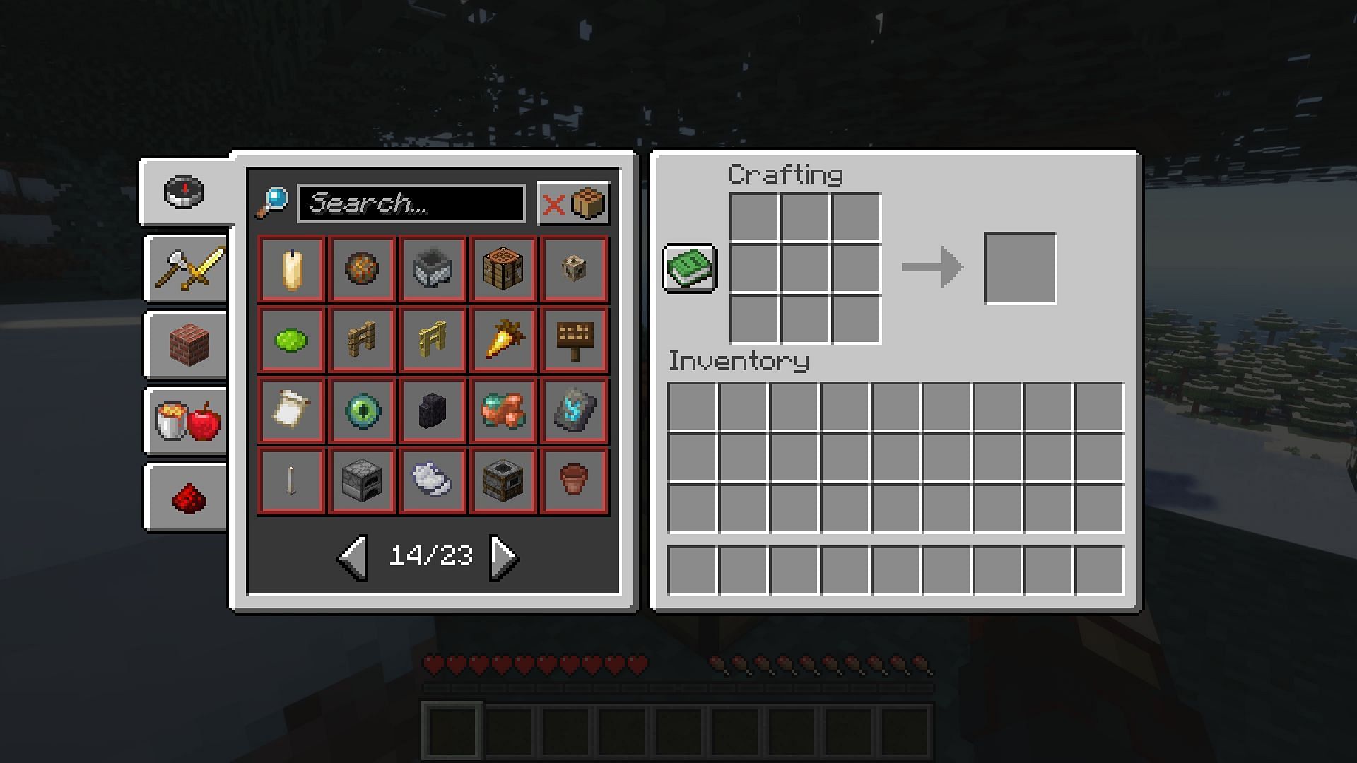 All recipes unlocked (Image via Mojang)