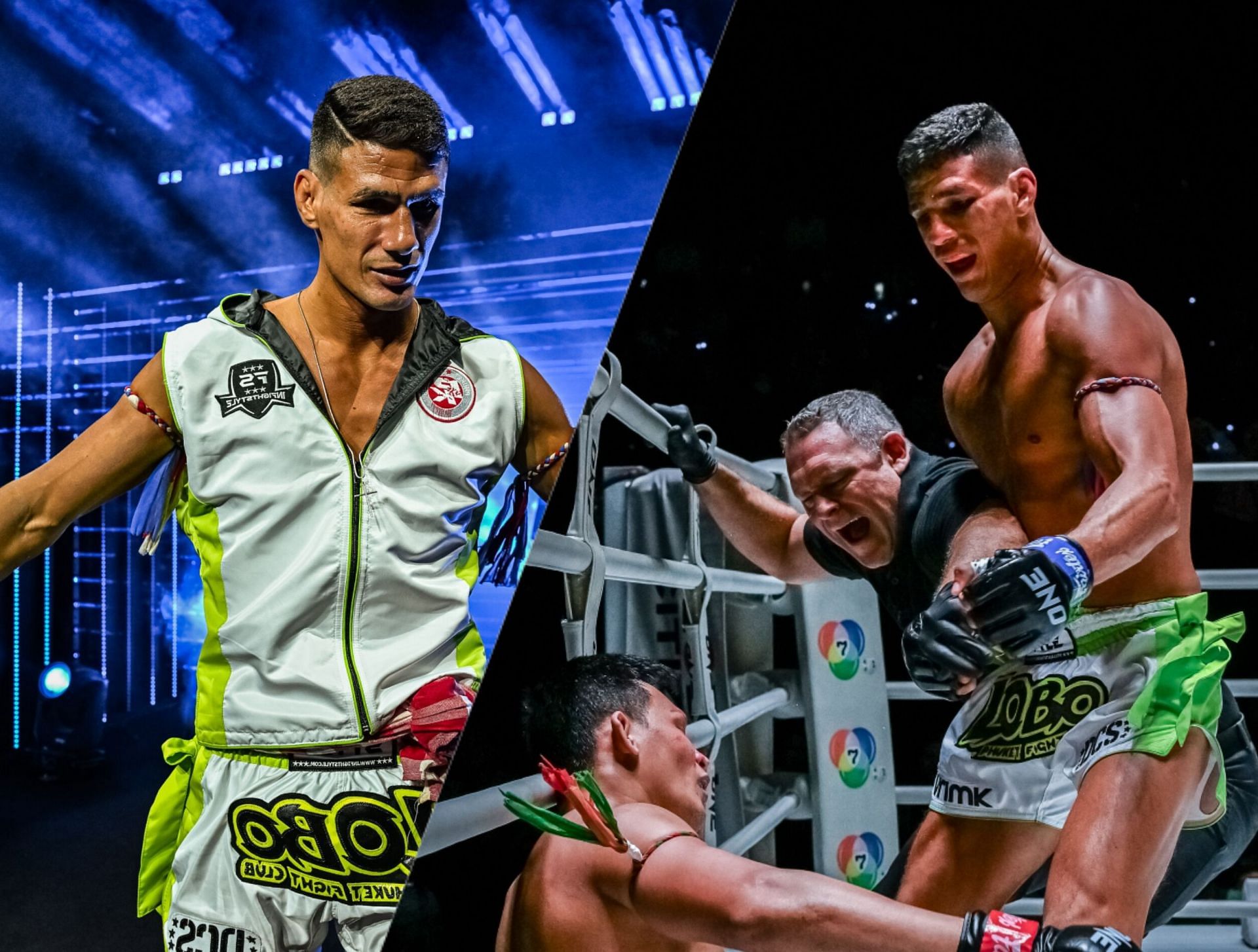 Julio Lobo on his way to victory in Bangkok. [Image: ONE Championship]