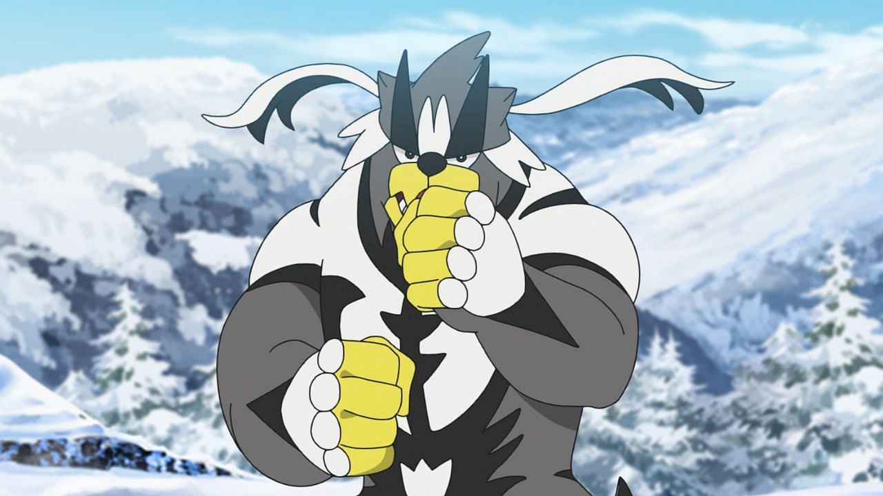 Urshifu as seen in the anime (Image via The Pokemon Company)