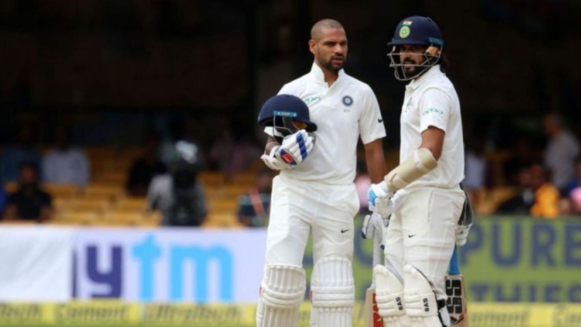 Shikhar Dhawan and Murali Vijay were part of Sachin Tendulkar&#039;s farewell Test. (Pic: BCCI)
