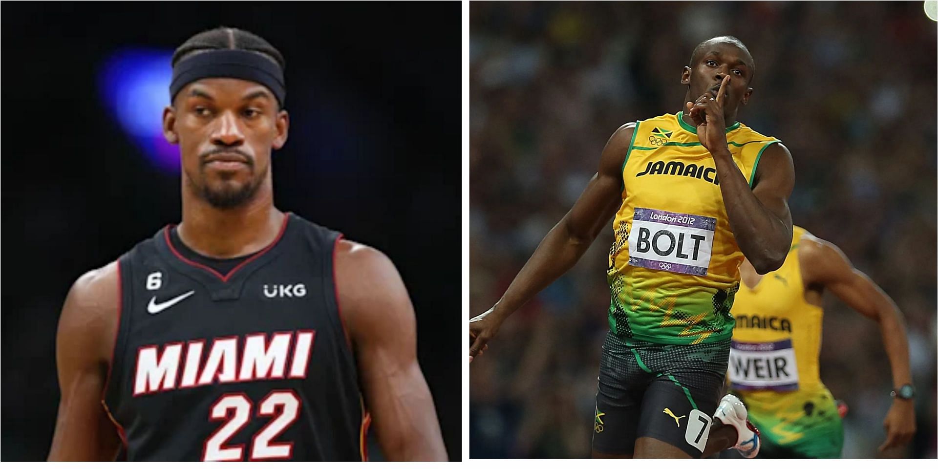 Jimmy Butler&rsquo;s global connections expand as he trounces Usain Bolt