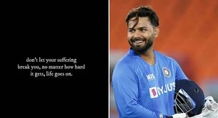 “Don’t let your suffering break you” – Rishabh Pant shares inspirational message on Diwali
