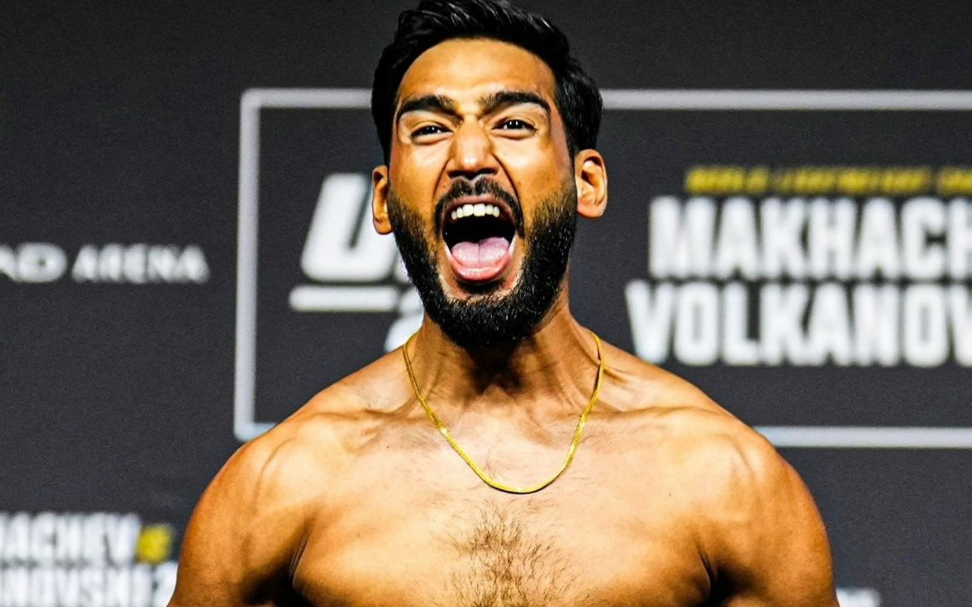 UFC fighter Anshul Jubli [Image credits: @kingoflions_ on Instagram]