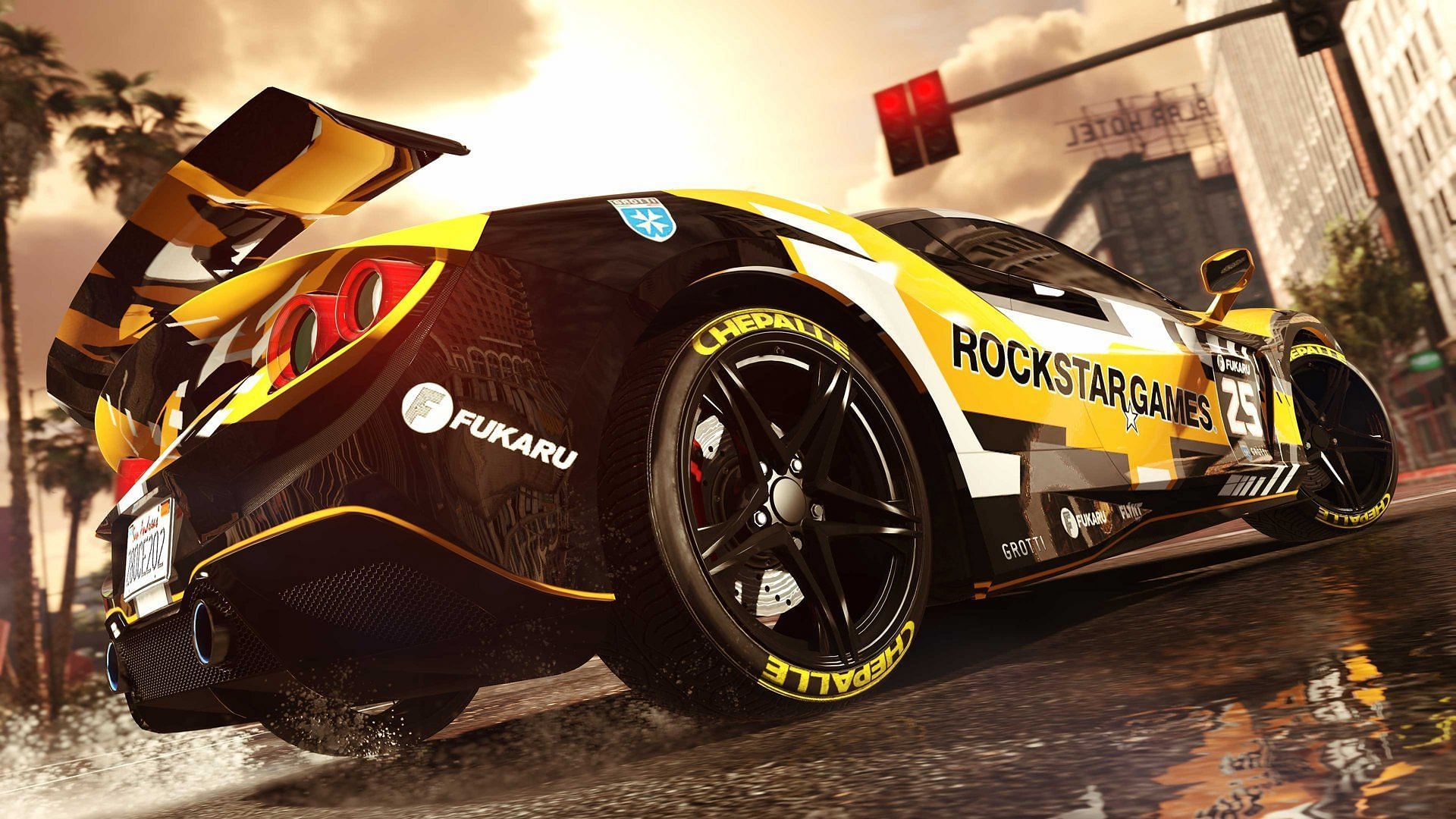 An image of the unreleased Grotti Turismo Omaggio (Image via Rockstar Games)